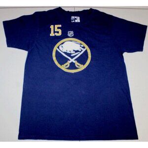 NHL Buffalo Sabres Jack Eichel #15 Tee Shirt Youth Large adidas The Go-To Tee
